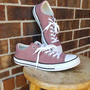 Converse Women's White and Purple Trainers